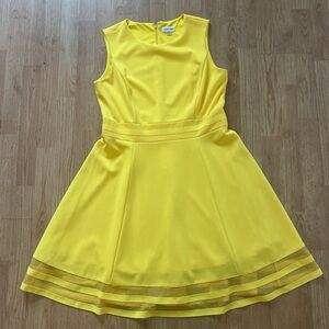 Calvin Klein Vibrant Yellow Dress 14
